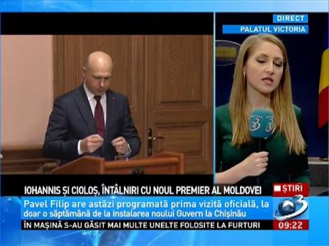 Iohannis şi Cioloş, &icirc;nt&acirc;lniri cu noul premier al Moldovei