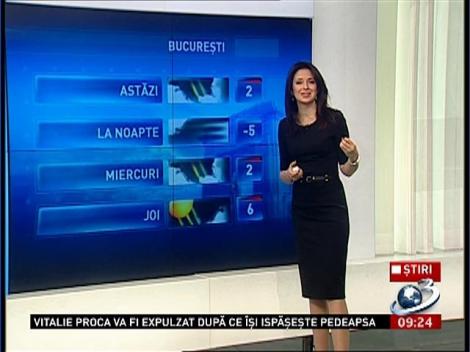 Cum va fi vremea &icirc;n următoarele zile