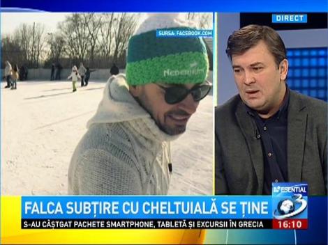 Falca subţire cu cheltuială se ţine