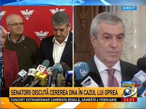 Tăriceanu: Solicitarea DNA, trimisă la Comisia Juridică