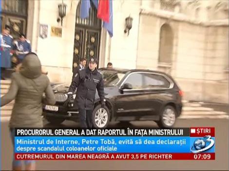 Procurorul general a dat raportul în faţa ministrului