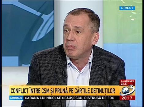 Conflict &icirc;ntre CSM şi Prună pe cărţile deţinuţilor