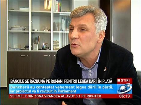 Băncile se răzbună pe români pentru legea dării în plată