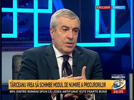 Tăriceanu vrea să schimbe moul de numire a procurorilor