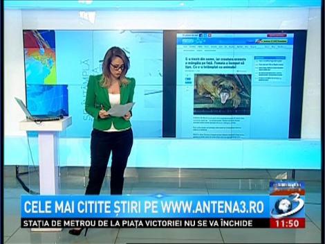 Cele mai citite ştiri pe www.antena3.ro - 29 ianuarie 2016