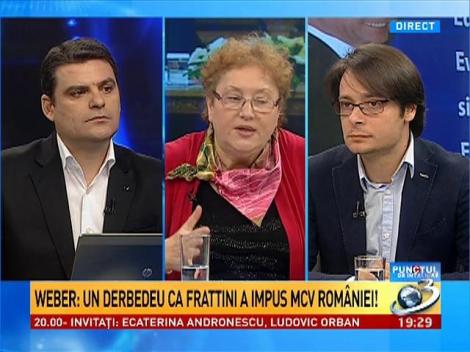 Punctul de &Icirc;nt&acirc;lnire: Renate Weber, despre corupţia din Rom&acirc;nia