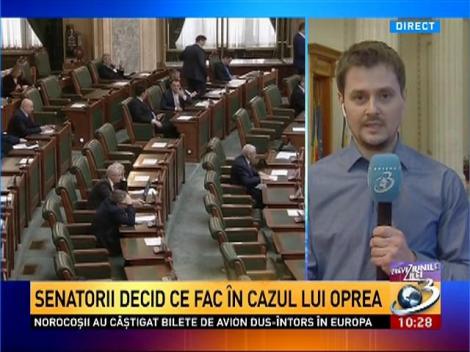 Senatorii decid ce fac &icirc;n cazul lui Oprea