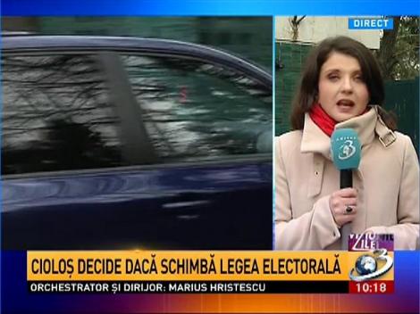 Cioloş decide dacă schimbă legea electorală