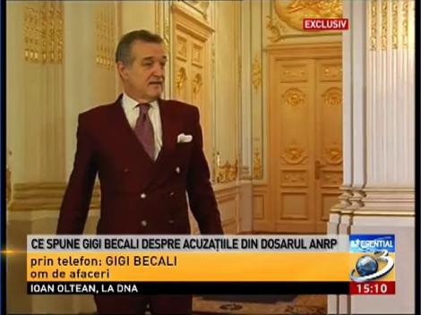 Ce spune Gigi Becali despre acuzaţiile din dosarul ANRP