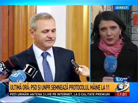 PSD și UNPR au bătut palma: semnează protocolul