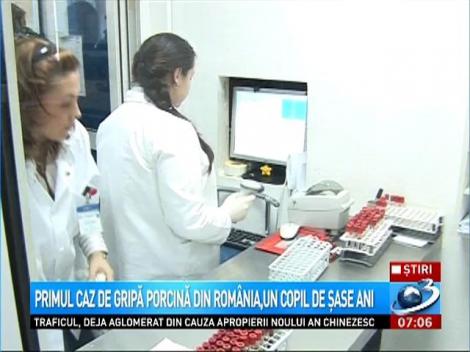 Primul caz de gripă porcină din Rom&acirc;nia, un copil de 6 ani din Slatina