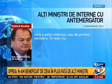 Cine sunt miniştrii care au mers însoţiţi de coloane, ca Gabriel Oprea