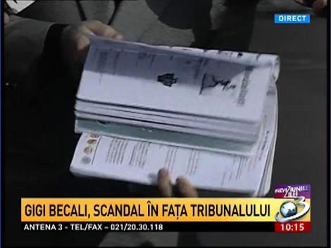 Gigi Becali, la tribunal