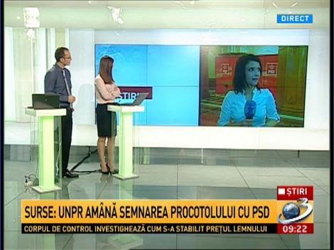 Surse: UNPR amână semnarea protocolului cu PSD