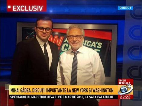 Mihai G&acirc;dea, discuții importante la New York și Washington