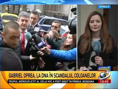 Gabriel Oprea, la DNA în scandalul coloanelor