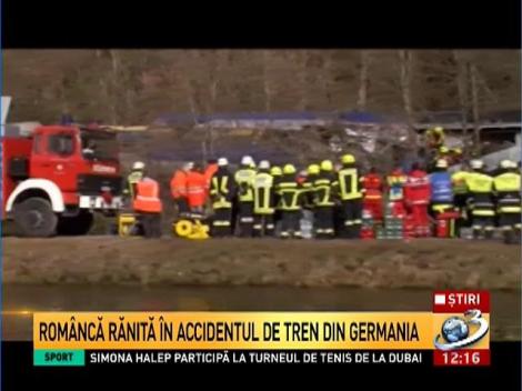 Rom&acirc;ncă rănită &icirc;n accidentul de tren din Germania