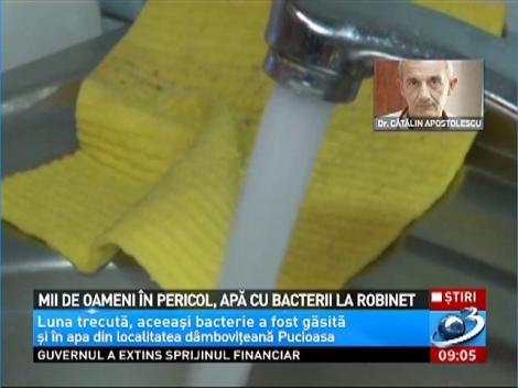 Mii de oameni în pericol, apă cu bacterii la robinet