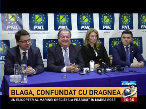 B&acirc;lba zilei la PNL. Alina Gorghiu l-a confundat pe Vasile Blaga cu Liviu Dragnea