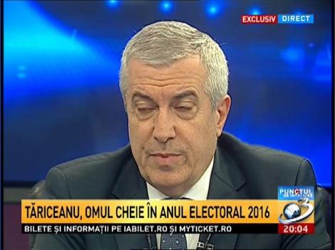 Tăriceanu, omul cheie în anul electoral 2016