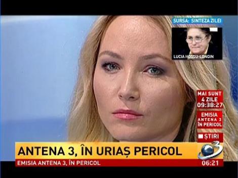 Lucia Hossu Longin, alături de Antena 3