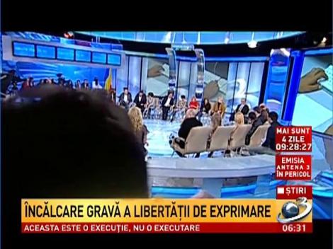 Anne Marie Bontea şi celebrul stegar dac, l&acirc;ngă Antena 3