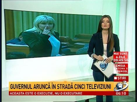 Patru zile p&acirc;nă la evacuarea Antenei 3