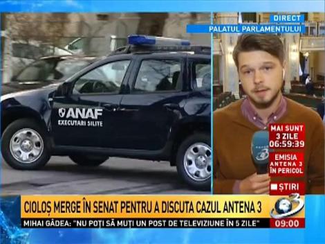 Cioloş merge &icirc;n Senat pentru a discuta cazul Anrtena 3