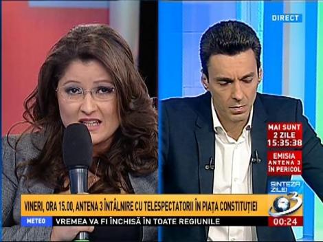 Mircea Badea: Antena 3 face o întâlnire publică cu telespectatorii, nu e protest cum spun site-urile băsiste