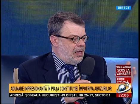 Daniel Barbu: Mi se pare că de când a plecat Traian Băsescu violenţa s-a multiplicat