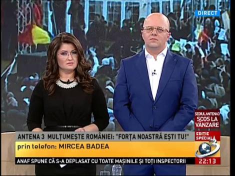 Mircea Badea: Mă simt excelent după întâlnirea cu telespectatorii. M-am uitat pe net, unii sunt roşii de furie