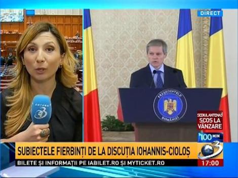 Subiectele fierbinţi de la discuţia Iohannis-Cioloş