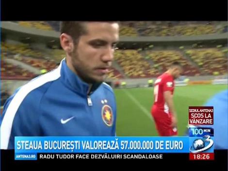 Steaua Bucureşti valorează 57 de milioane de euro