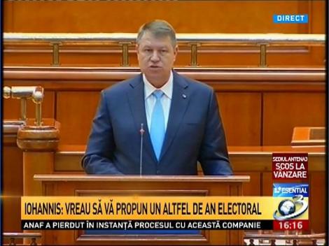 Klaus Iohannis, primul discurs din acest an &icirc;n plenul Parlamentului