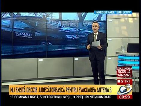 Tribunalul Bucureşti a dat dreptate Antena 3