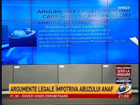 Argumente legale &icirc;mpotriva abuzului ANAF