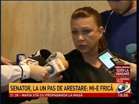 Senator, la un pas de arestare: Mi-e frică