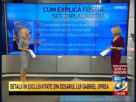 Detalii &icirc;n exclusivitate din dosarul lui Gabriel Oprea