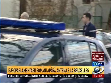 Europarlamentarii români apără Antena 3 la Bruxelles