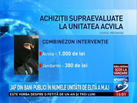 Șosete cu ursuleți și lenjerie roz pentru unitatea de elită Acvila. Ce achiziții au mai făcut luptătorii anti-tero