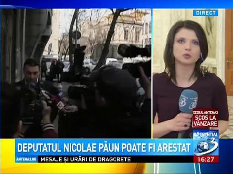 Deputaţii au votat pentru arestarea lui Nicolae Păun