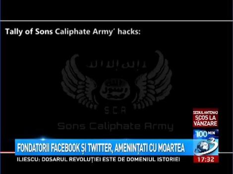 Fondatorii Facebook şi Twitter, ameninţati cu moartea de către gruparea ISIS.