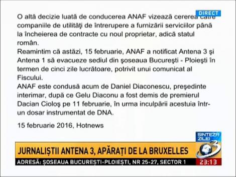 Dovada că s-a &icirc;ncercat &icirc;nchiderea Antenei 3