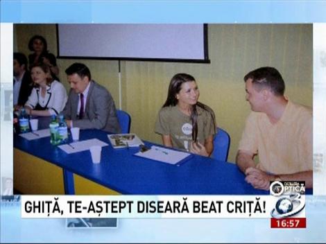 Ghită, te-aştept diseară beat criţă!