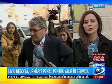 Liviu Negoiţă, urmărit penal