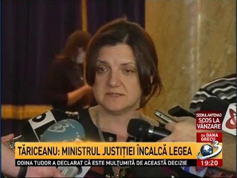 Tăriceanu: Ministrul Justiţiei încalcă legea