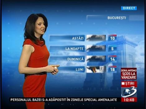 Vreme ploioasă și ninsori la munte! Prognoza meteo p&acirc;nă luni