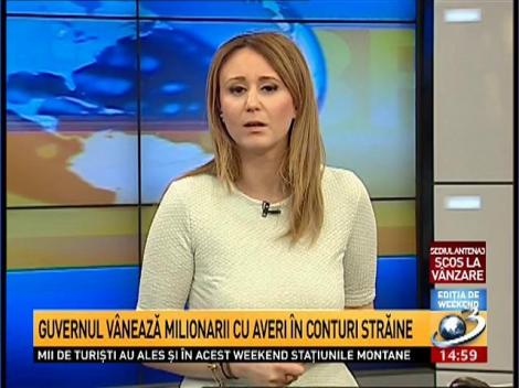 Guvernul vânează milionarii cu averi în conturi străine