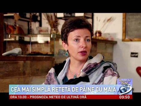 Cea mai simplă rețetă de p&acirc;ine cu maia