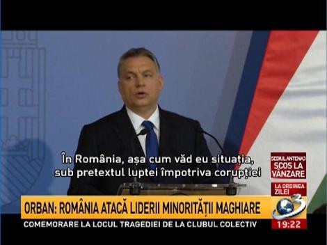 Viktor Orban denigrează iar Rom&acirc;nia